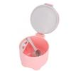 Baby Food Containers Large Pink Safe PP Material Sufficient Capacity Compact Portable Cute Style Powder Dispenser