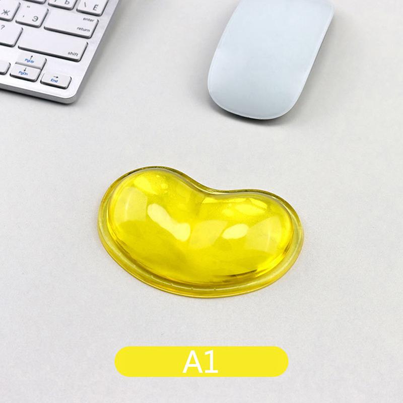 Quality Wavy Comfort Gel Computer Mouse Hand Wrist Rests Support Cushion Pad,Fashion Silicone Heart-Shaped Wrist Pad