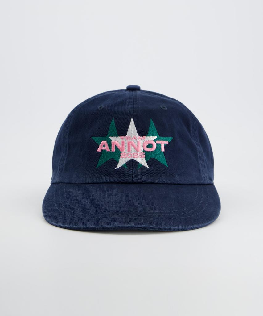 ANNOT T.Annot Long Bill Washed Cap Navy