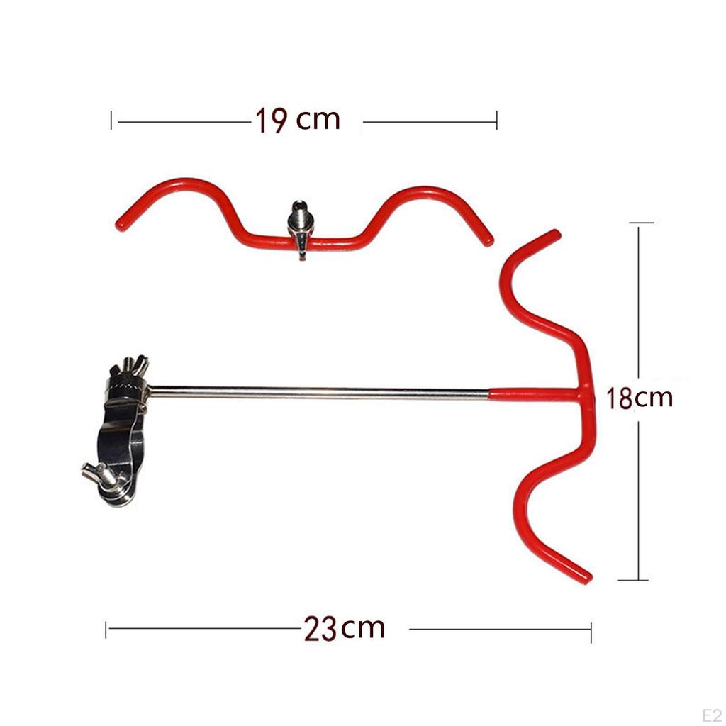 Fishing Rod Holder Rest, Bracket Portable Tool Rack Stand Support