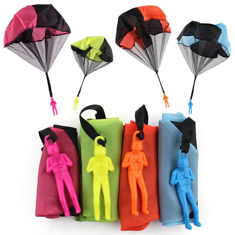 Hand Throw Soldier Parachute Toys Indoor Outdoor Games for Kids