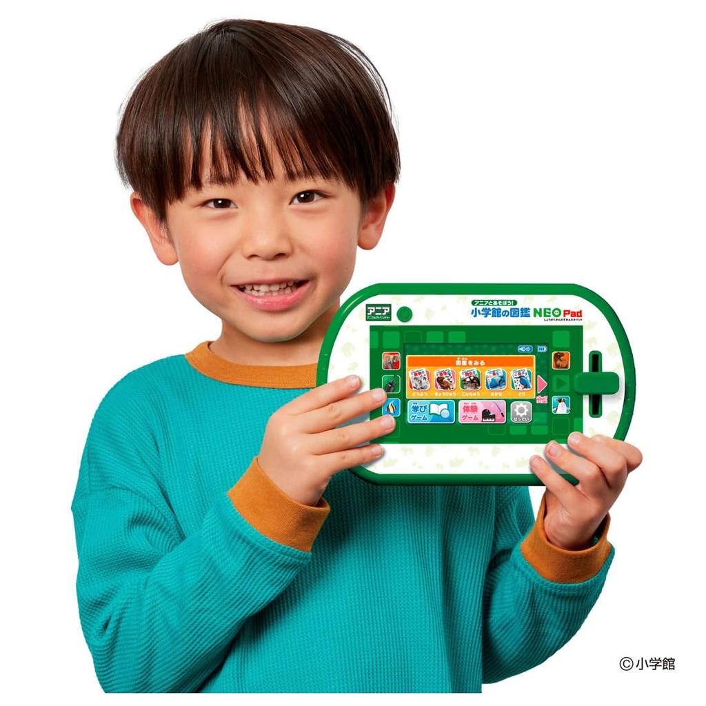 Takara Tomy Ania Shogakukan Illustrated Encyclopedia NEOPad Animal Dinosaur Toy for Ages 3 and Up Play!