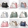 Bolsa Transversal Estilo Coreano Color Block - Bolsa de Ombro de Grande Capacidade para Mulheres