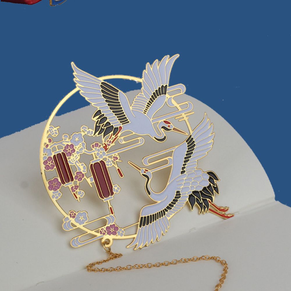 Quastenanhänger Chinesischer Stil Messing Lesezeichen Metall Seitenmarke Buchklammer Metall Lesezeichen