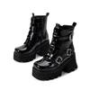 Women's high-heeled short boots autumn and winter new waterproof table thick-heeled large-size thick-soled Roman boots