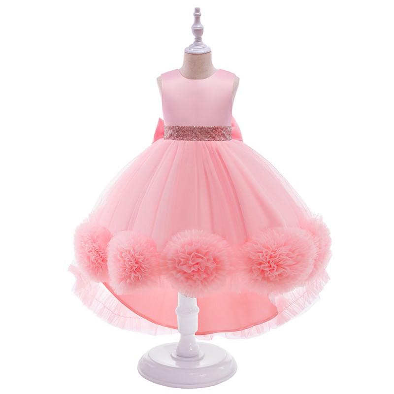 Girls Princess Tulle Dress Kids Formal Party Gown 6th Day Performance
