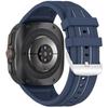 Bracelet pour Samsung Galaxy Watch Ultra 47mm - Boucle Classique Ajustable Silicone Souple - Bleu Marine
