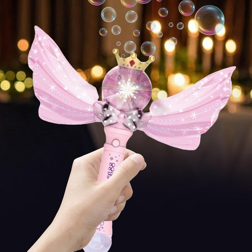 Bubble Machine Gifts Funny Automatic for Kids Girls Boys Indoor Outdoor 8802 Pink