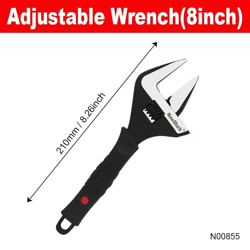 6/8/10/12 inch Adjustable Spanners Measuring Wrenches Hole-opening Spanners Household Workshop Multifunction Hand Repair Tools