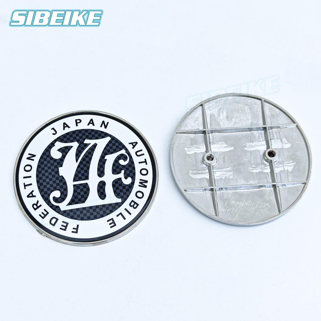 Accessories Car 3D Metal Decals Sticker Emblem Japan Automobile Federation Car Front Grill Badge Emblem