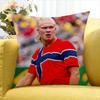 cool Erling Haaland   Various Sizes Square Pillow Case For Car Home Bedchamber Decor