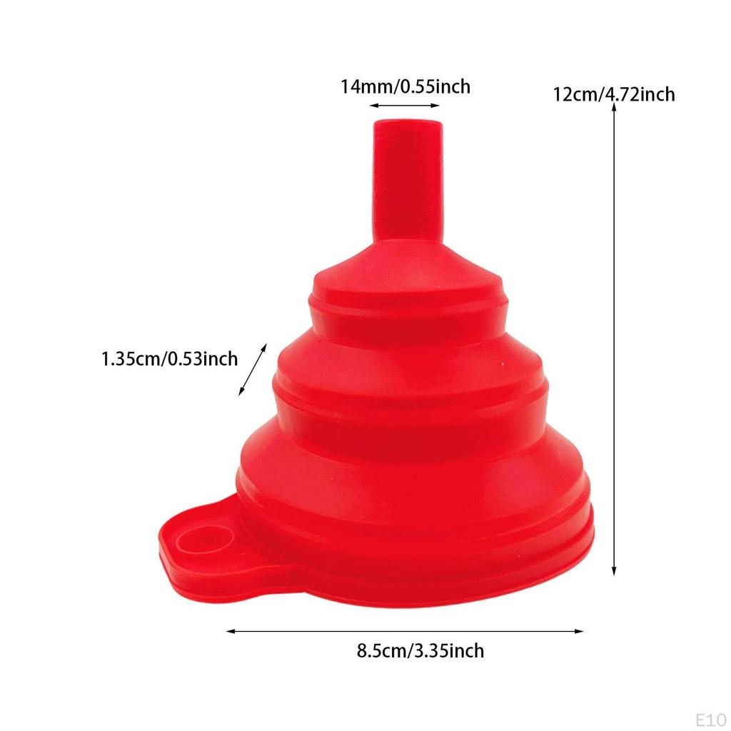 Collapsible Silicone Kitchen Funnel Kit
