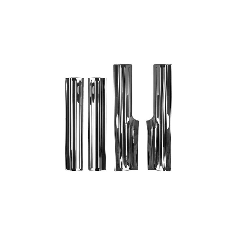 

For Hyundai IONIQ 9 2026 Stainless Exterior Door Sill Protectors Front and Rear Sill Guards Step Trim Strips Accessories