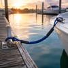 Docking Rope with Loops Flexible Braided Boat Shielding for Owners