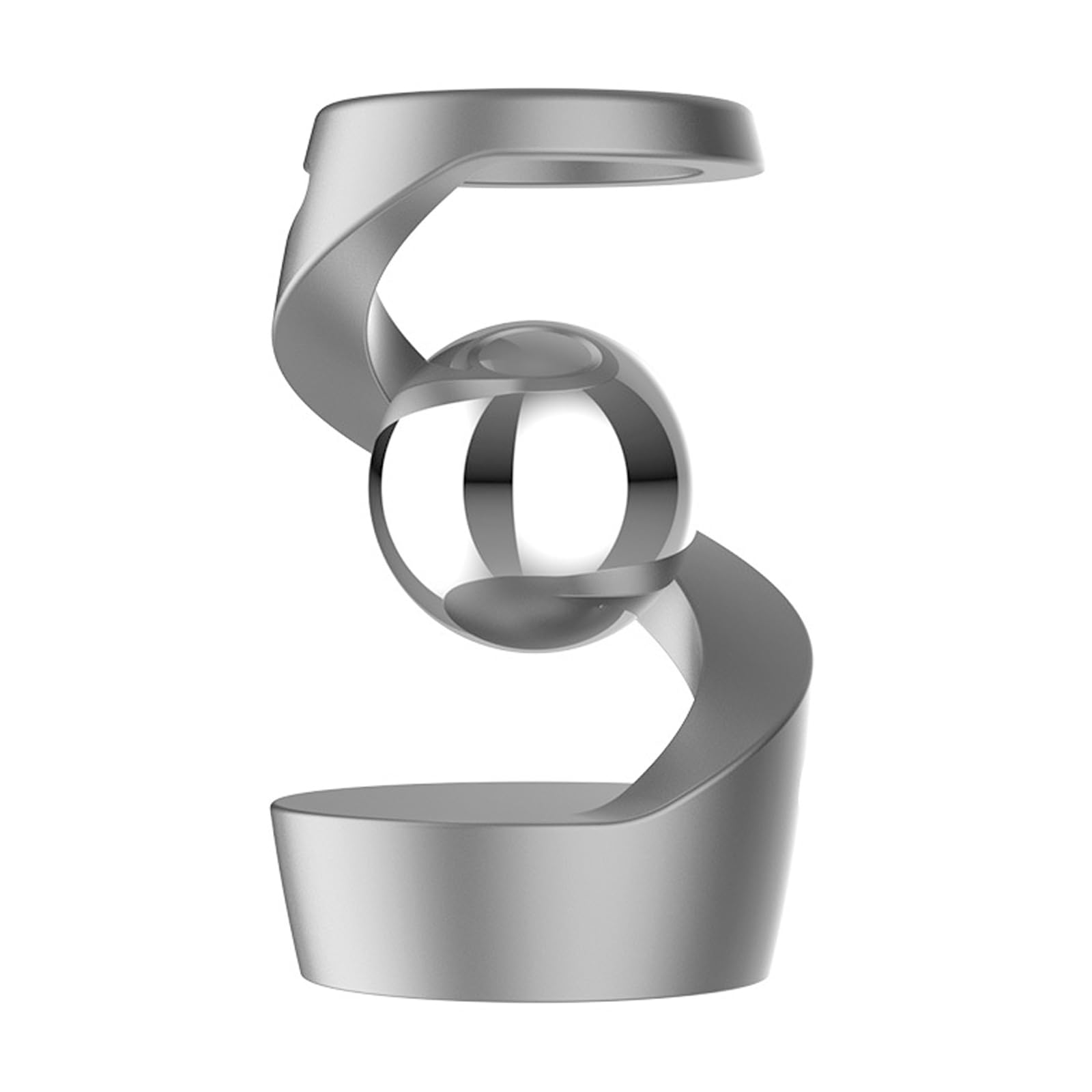 Устройство Настольное Настольный Подвесной Исполнительный Кинетический Вращающийся Настольный Левитация Вращающийся Волчок Вращающийся Игрушка-Спиннер Настольный Декор Антигравитационная Игрушка, Гироскоп, Игрушка, серый