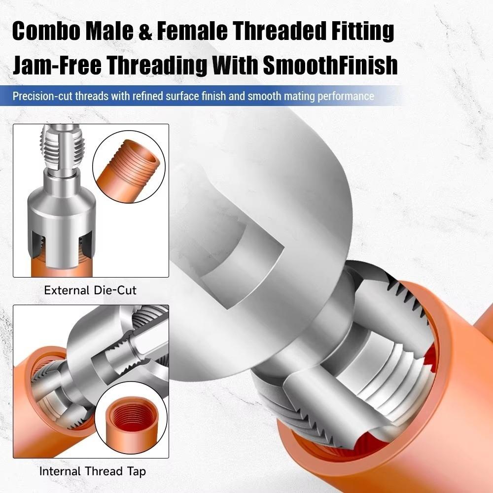 7pcs/set Dies Reamer PPR Pipe Threading Kit Water Pipe Repair Tools  Water Pipe Repair