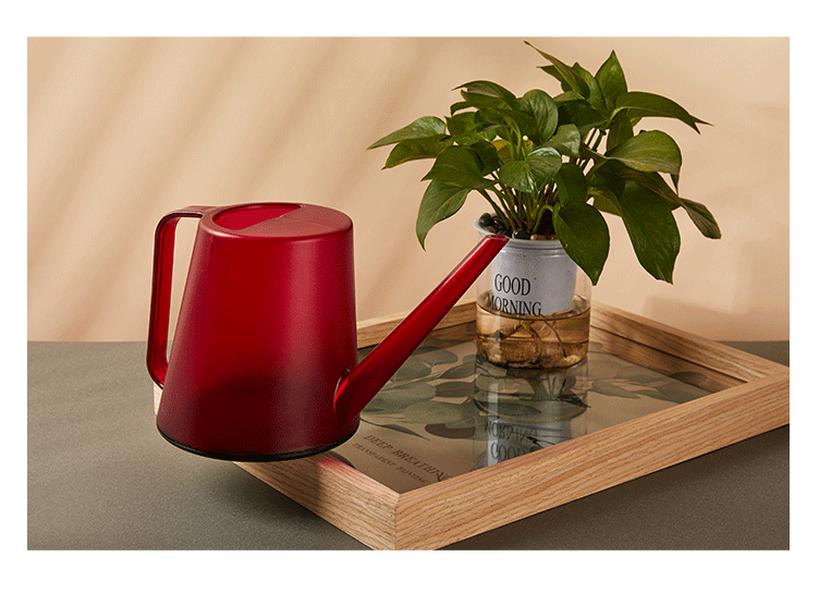 Fierbător pentru grădinărit, transparent, cu gură lungă de 1,8 l