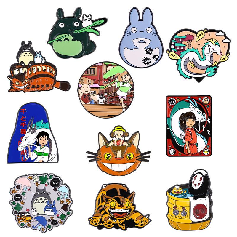 Anime Vibrant Character Brooches For Fashionable Clothing Decorative Metal Pins For Both Men Women And