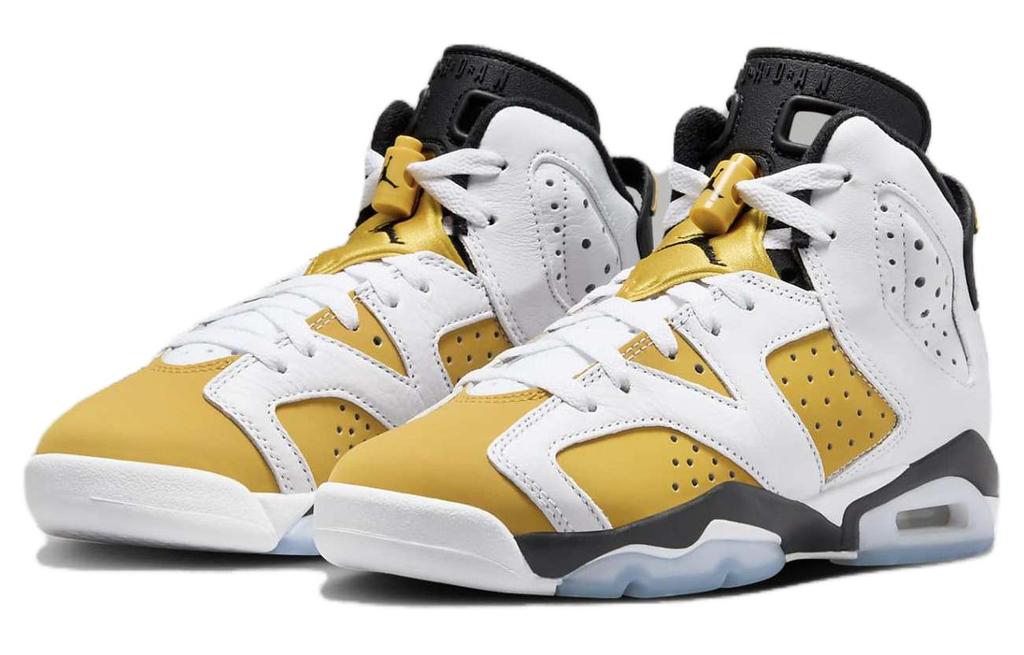 Air Jordan 6 Retro Yellow Ochre GS 384665-170