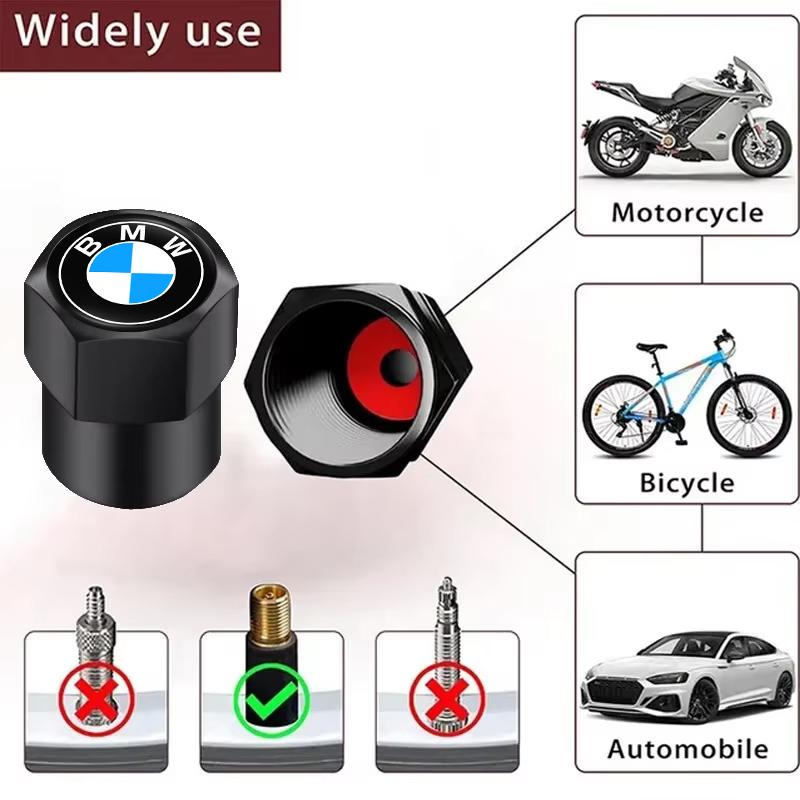 Vbjly8 Car Tire Wheel Valve Caps Cover Suede Car Key Chain Ring Keychain For BMW M E46 E90 E60 F30 F10 E39 E36 F20 G30 G20 E87 E92 X3 5