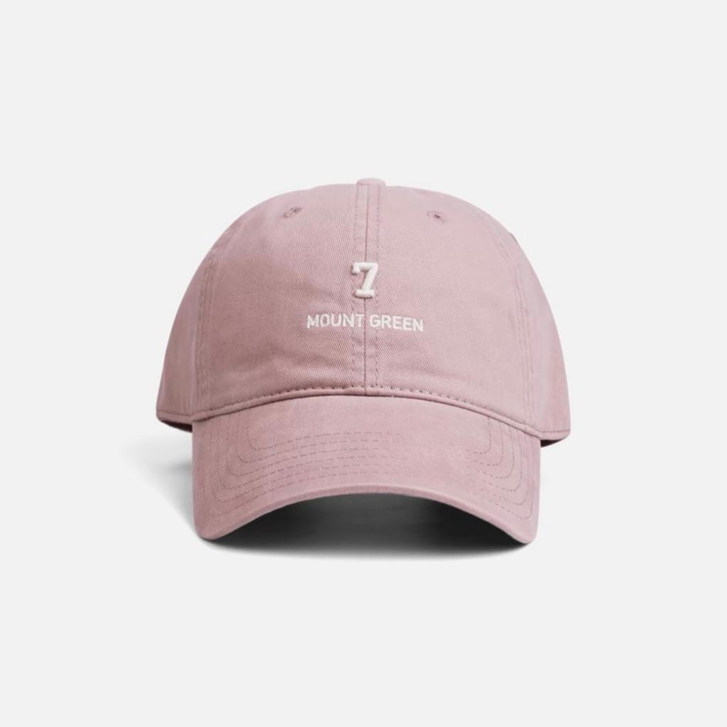 Embroidered Letter Soft Top Baseball Cap Couple's Summer Face Showing Little Baseball Cap Girl