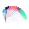 6/12Pcs Transparent PP File Storage Bag A4 Business Big Capacity Document Bag File Case File Bag Transparent Clear Envelope File Folder Bill Folders