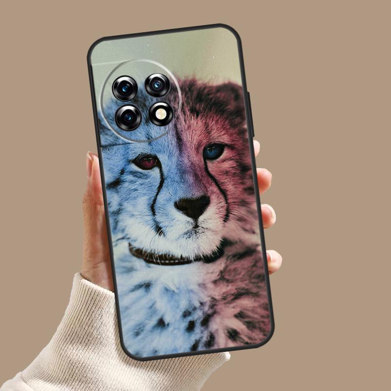 Cheetah Panther Snow Cheetah Case For OnePlus Nord CE 3 Lite CE4 2 2T N10 N20 N30 OnePlus 12 11 9 10 Pro 8T 10T 12R Cover
