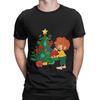 Pumuckl prepara el árbol de Navidad Camiseta Novedad 100% Algodón Pumuckl Tops Camisetas Para Hombres
