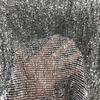 3mm Straight Flat Sequins Embroidered Fabric Robust Beads Embroidery Mesh Wedding Dress Children's Clothing Sequin Fabric