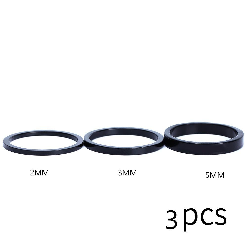 

3pcs Raise Handlebar Bike Fork Washer Aluminum Alloy Handlebar Raise Ring Headset Spacers Cycling