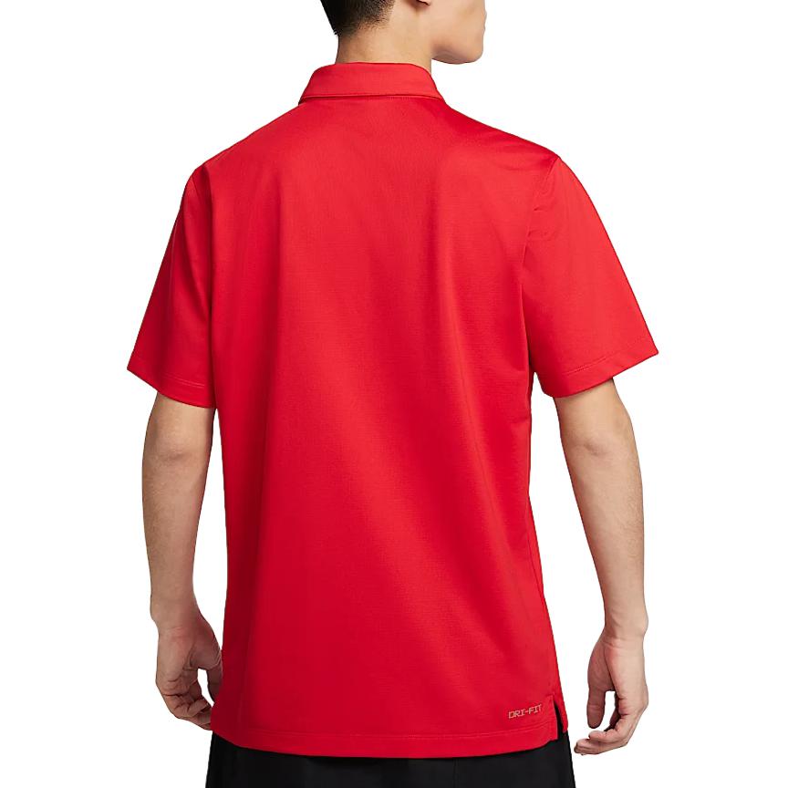 New Nike Dri Fit Polo Shirt Men's University Red IB8831-657