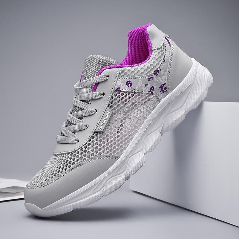Women's Lightweight Waterproof Leather Running Shoes