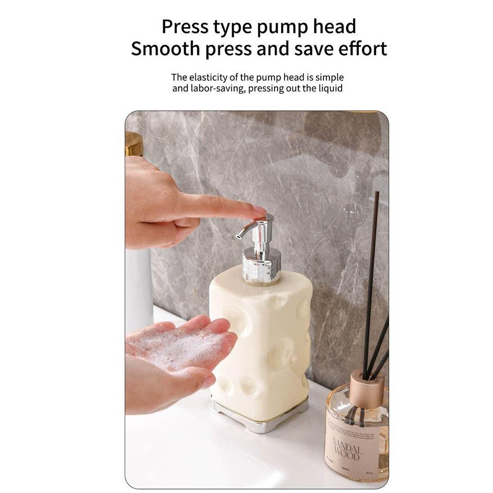 Press Type Wash Dispenser Bottle Reusable Hand Pump Dispenser Bathroom Soap Dispenser Bathroom