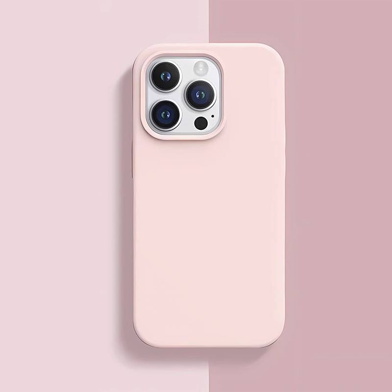 For Iphone14 Pro Silicone Phone Case With Antifingerprint Nonslip Protection For Girls And Teens