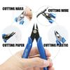 Hand Tools Carbon Steel Diagonal Pliers Universal Blue Side Snips 170 Wishful Clamp