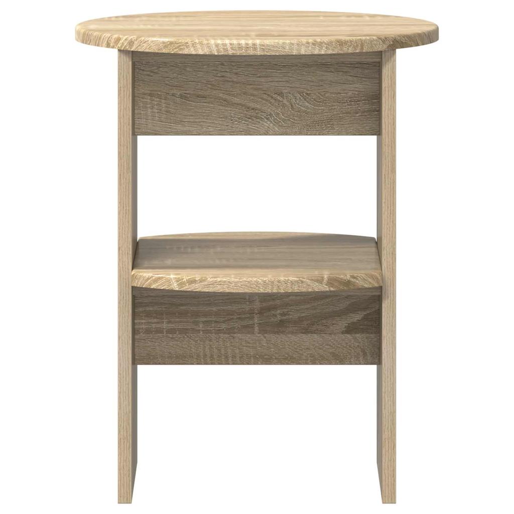 Side Cabinet In Sonoma Oak Finish Ø40 X 50 Cm Engineered Wood