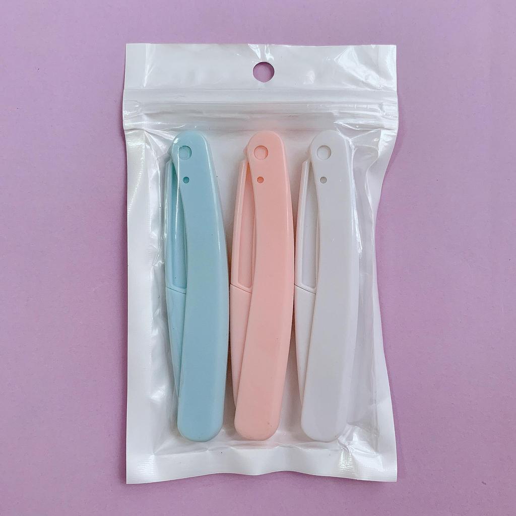 Foldable Safety Eyebrow Shaver: Multifunctional, Anti-Scratch Trimming Tool for Men & Women
