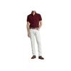 Polo Ralph Lauren Solid Logo Straight Fit Polo Shirt Men tops Burgundy 710534735-343