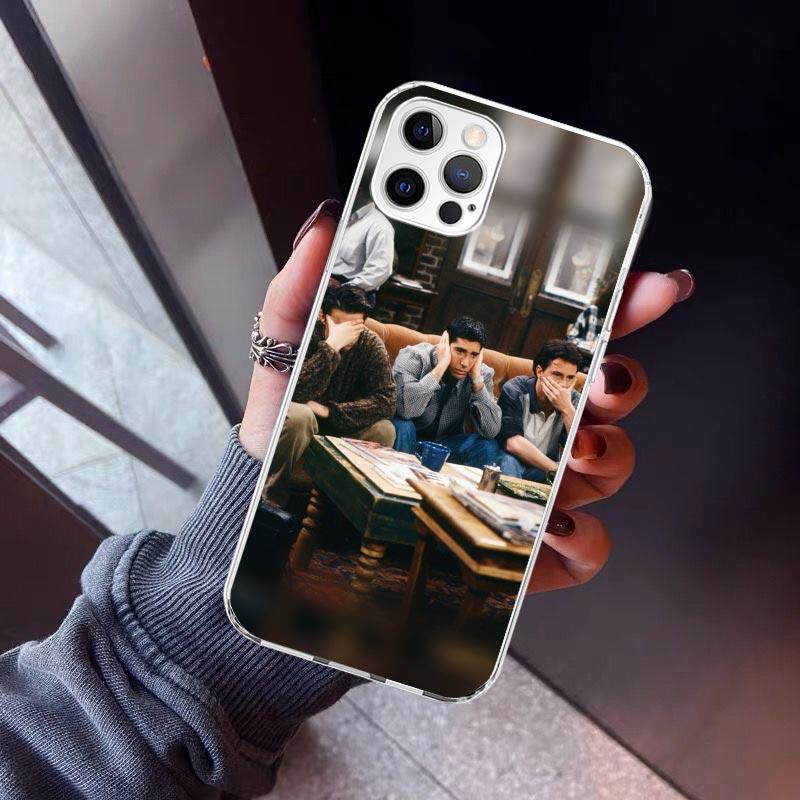 Friends Tv Show Funny Family Phone Case For iPhone 17 Air 16 15 Pro Max 14 Plus 13 Mini 12 11 Cover 7 8 SE Silicone Shell Print