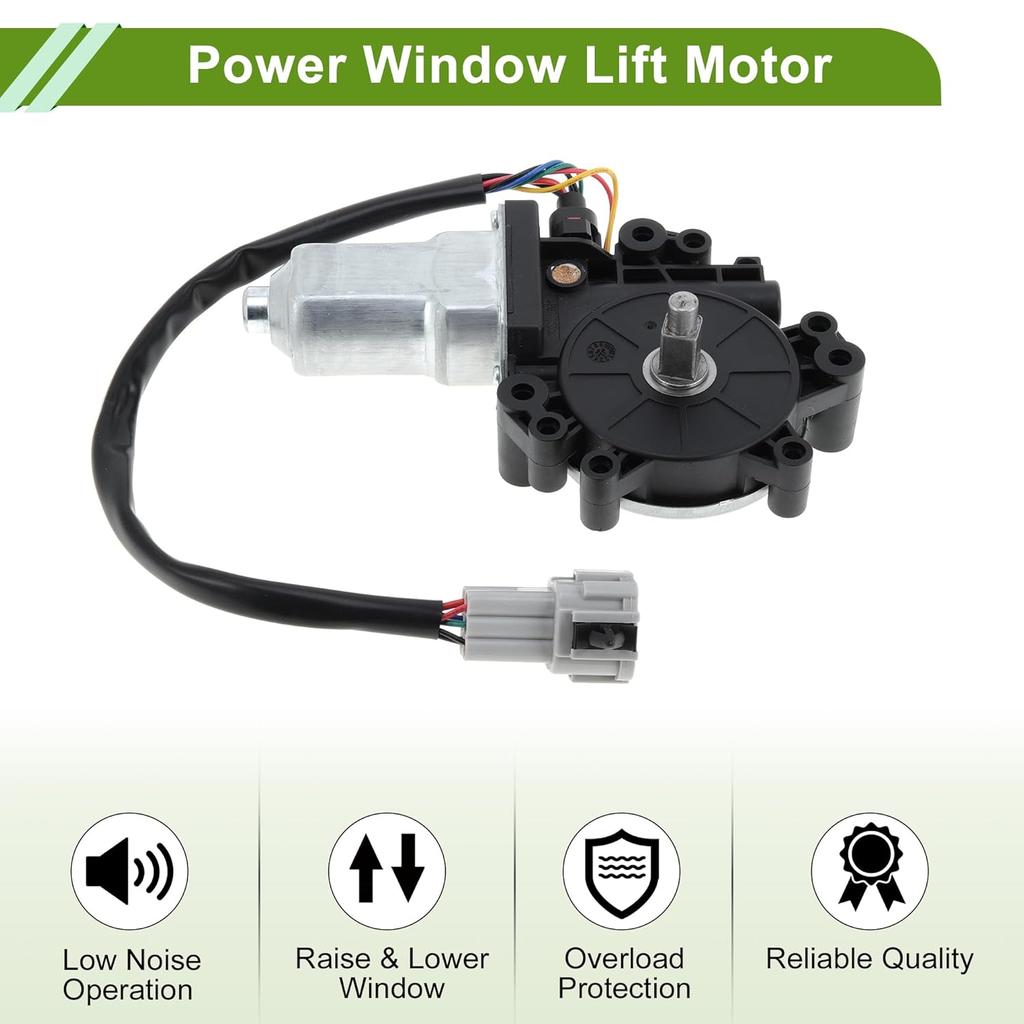 Front Left Driver Side Power Window Regulator Lift Motor for Nissan Quest MPV 2004-2009 No.742555/80731ZM70B 6 Pin Car Window Glass Lift Motor