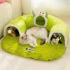 Cat Sleeping Bed Green Gifts,Rest Supplies Play with Ball Lightweight,Equipment Multifunctional