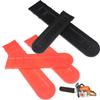 1pc Garden Accessories Chain Saw Guide Plate Cover Red Electric Chain Saw Power Tool Chainsaw Chain Scabbard Guard