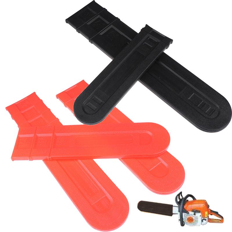 1pc Garden Accessories Chain Saw Guide Plate Cover Red Electric Chain Saw Power Tool Chainsaw Chain Scabbard Guard