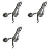 3x Ersatzkabel für Lockenstab für HS01/HS05 Airwrap Haarstyler Haarstab Netzkabel AC-Ladegerätkabel UK-Stecker