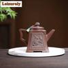 111ml Ancient Yixing Purple Clay Teapots Handmade Dragon Pot Raw Ore Mud Tea Maker Kettle With Infuser Zisha Tea Set Ornaments