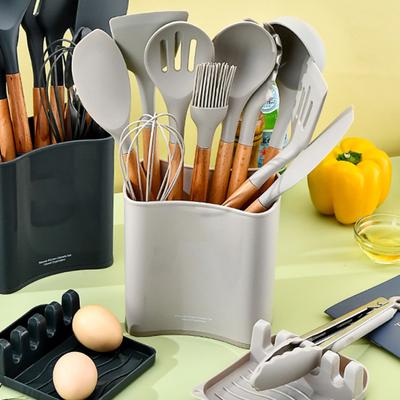 1 set di utensili da cucina per uso alimentare, portatile, pratico, cucchiaio per tagliatelle, spatola scanalata per dormitorio