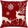 Festive Christmas Pillowcases: Reindeer, Tree, Ornaments & Santa Designs sofas, bedroom pillow covers, holiday gifts