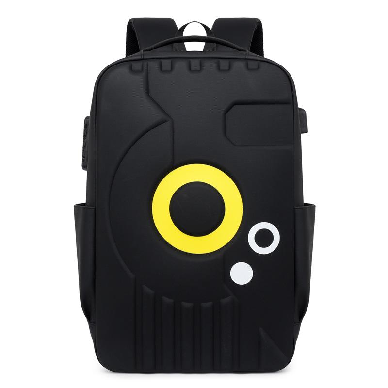 

Многофункциональный рюкзак для мужской краткосрочной деловой поездки, пакет на колесиках, дорожный рюкзак с жестким корпусом, сумка для ноутбука, портативный чёрный