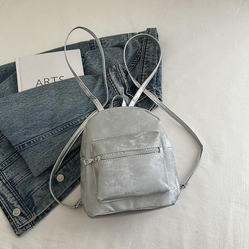 

Рюкзак женский модный ретро из ПУ нишевый дизайн портативный студенческий школьный рюкзак ретро для путешествий маленький рюкзак