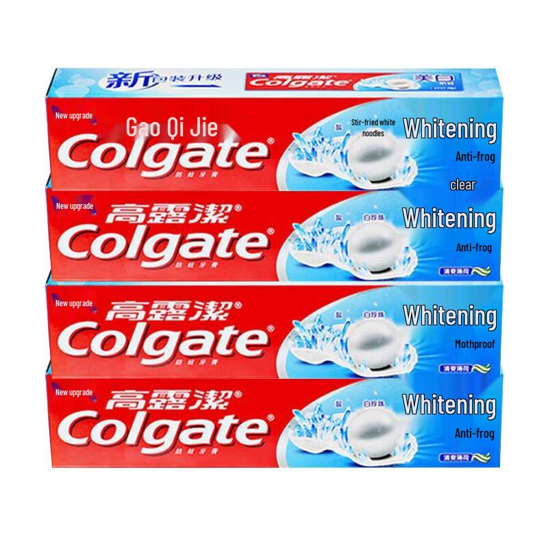 Colgate Whitening & Anti-Cavity Toothpaste 4-Pack